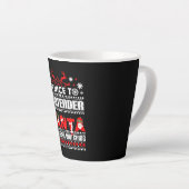 Barkeeper Ugly Christmas Sweater Geschenk Funny Ba Milchtasse (Rechte Ecke)