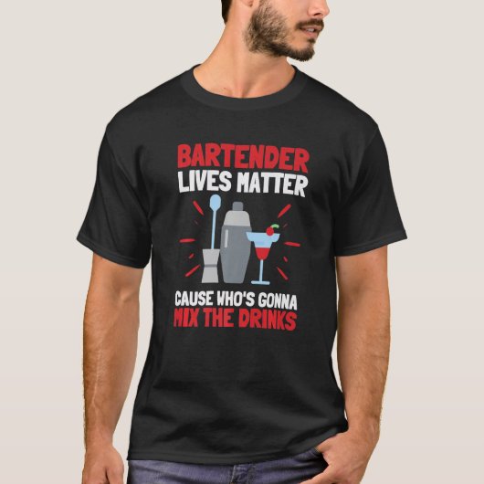 Barkeeper und Schankkellner 1 T-Shirt (Vorderseite)