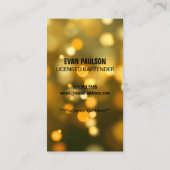 Barkeeper Visitenkarte (Rückseite)