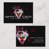 Barkeeper Visitenkarte (Vorne/Hinten)