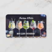 Barkeeper Visitenkarte (Vorderseite)