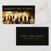 Barkeeper-Visitenkarte Visitenkarte (Vorne/Hinten)