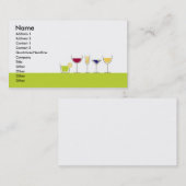 Barkeeper-Visitenkarte Visitenkarte (Vorne/Hinten)