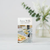 Barkeeper-Visitenkarte Visitenkarte (Stehend Vorderseite)