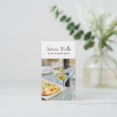 Barkeeper-Visitenkarte Visitenkarte (Stehend Vorderseite)