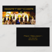 Barkeeper-Visitenkarte Visitenkarte (Vorne/Hinten)