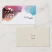 Barkeeper-Visitenkarte Visitenkarte (Vorne/Hinten)