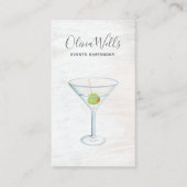 Barkeeper-Visitenkarte Visitenkarte (Vorderseite)