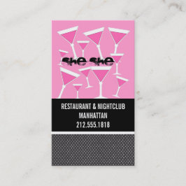 Barkeeper-Visitenkarten Visitenkarte