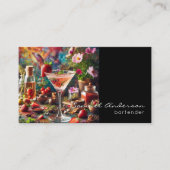 Barkeeper-Visitenkarten Visitenkarte (Vorderseite)