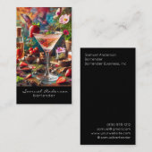 Barkeeper-Visitenkarten Visitenkarte (Vorne/Hinten)