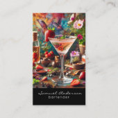 Barkeeper-Visitenkarten Visitenkarte (Vorderseite)