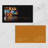 Barkeeper-Visitenkarten Visitenkarte (Vorne/Hinten)