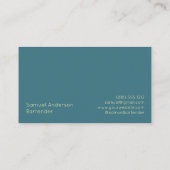 Barkeeper-Visitenkarten Visitenkarte (Rückseite)