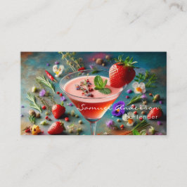 Barkeeper-Visitenkarten Visitenkarte