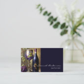 Barkeeper-Visitenkarten Visitenkarte (Stehend Vorderseite)