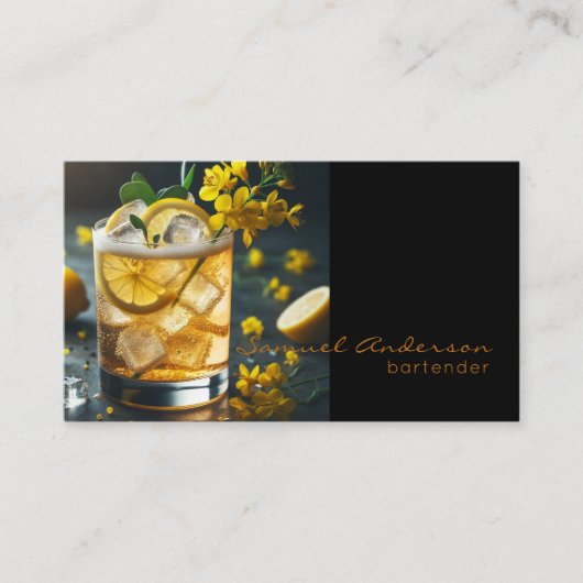 Barkeeper-Visitenkarten Visitenkarte (Vorderseite)