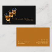 Barkeeper-Visitenkarten Visitenkarte (Vorne/Hinten)