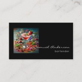 Barkeeper-Visitenkarten Visitenkarte