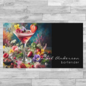 Barkeeper-Visitenkarten Visitenkarte