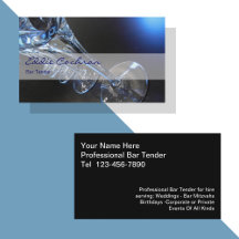 Barkeeper-Visitenkarten