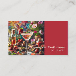 Barkeeper-Visitenkarten Visitenkarte