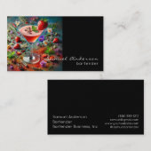 Barkeeper-Visitenkarten Visitenkarte (Vorne/Hinten)