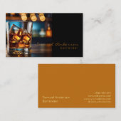 Barkeeper-Visitenkarten Visitenkarte (Vorne/Hinten)