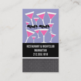 Barkeeper-Visitenkarten Visitenkarte