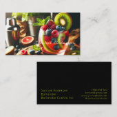 Barkeeper-Visitenkarten Visitenkarte (Vorne/Hinten)
