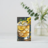 Barkeeper-Visitenkarten Visitenkarte (Stehend Vorderseite)