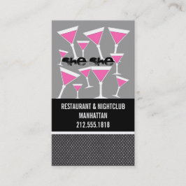 Barkeeper-Visitenkarten Visitenkarte