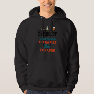 Barkeeper wie ein Therapeut, aber billiger Cool B Hoodie