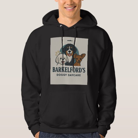 Barkelford'd Doggy Daycare Hoodie (Vorderseite)