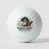 Barkelford's Titleist ProV1 Doggy Daycare golf bal Golfball (Vorderseite)