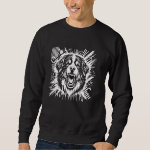 Barken Bernese Mountain Dog Graffiti Street Art S Sweatshirt