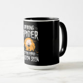 Barken Spider Heard selten gesehen lustige Hallowe Tasse (VorderseiteRechts)