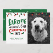 Barken um den Weihnachtsbaum Dog Weihnachten (Vorne/Hinten)