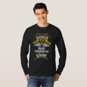 Barker Blut fließt durch meine Adern T-Shirt (Vorne ganz)