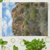 Barker Dam Loop Trail im Joshua-Tree-Nationalpark Geschirrtuch (Gefaltet)