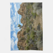 Barker Dam Loop Trail im Joshua-Tree-Nationalpark Geschirrtuch (Vertikal)