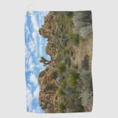 Barker Dam Loop Trail im Joshua-Tree-Nationalpark Golfhandtuch (Vorderseite)