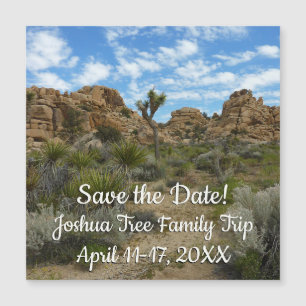 Barker Dam Loop Trail im Joshua-Tree-Nationalpark Magnetkarte