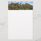 Barker Dam Loop Wandern im Joshua Tree Nationalpar Briefpapier (Vorderseite)