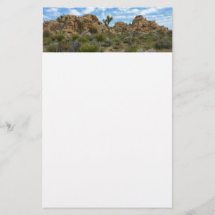 Barker Dam Loop Wandern im Joshua Tree Nationalpar Briefpapier