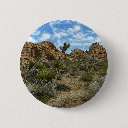 Barker Dam Loop Wandern im Joshua Tree Nationalpar Button (Vorderseite)