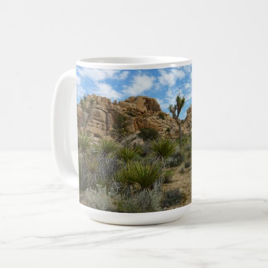 Barker Dam Loop Wandern im Joshua Tree Nationalpar Kaffeetasse (Vorderseite Links)