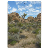 Barker Dam Loop Wandern im Joshua Tree Nationalpar Klemmbrett (Rückseite)