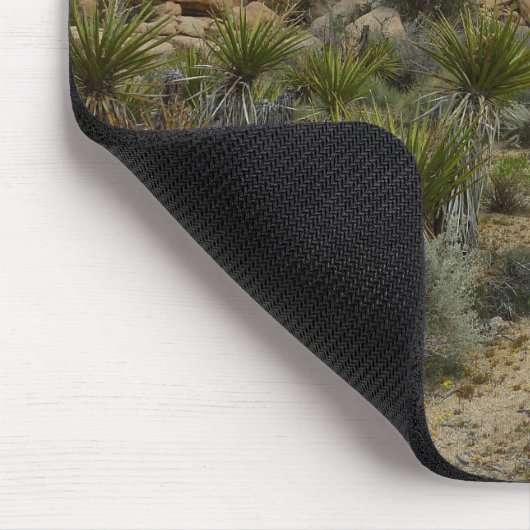 Barker Dam Loop Wandern im Joshua Tree Nationalpar Mousepad (Ecke)