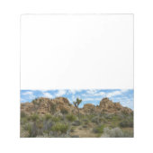 Barker Dam Loop Wandern im Joshua Tree Nationalpar Notizblock (Vorderseite)